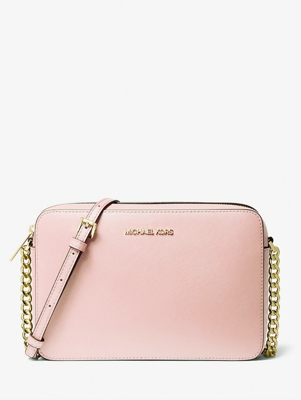 *NWT* MICHAEL KORS Pink Saffiano Leather Crossbody Bag